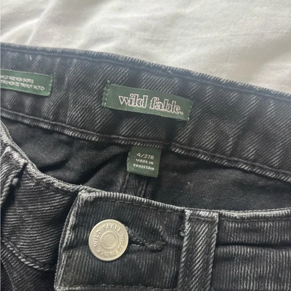 Wild Fable Black Jean Shorts - Picture 4 of 4